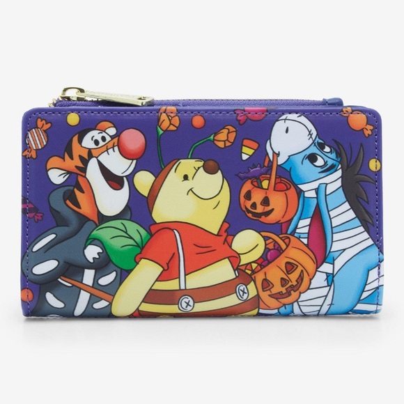 Loungefly Handbags - Loungefly Disney Winnie The Pooh Characters Trick-Or-Treat Wallet‎ Boxlunch
